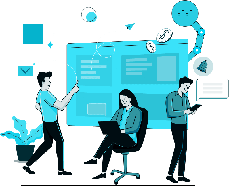 Forex trading illustration